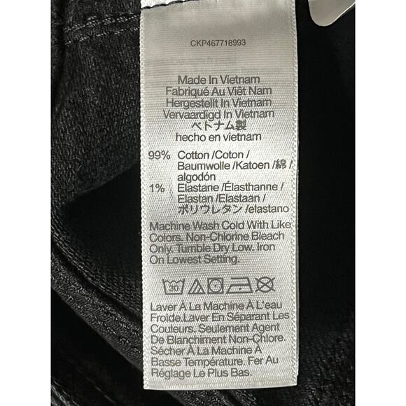 Madewell Jeans The Perfect Vintage Tuxedo Edition black size 24 - Picture 7 of 8